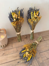 Load image into Gallery viewer, Dried Lavender & Yellow Rose Bouquet