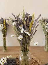 Load image into Gallery viewer, Dried Lavender, White Daisy & Oat Bouquet