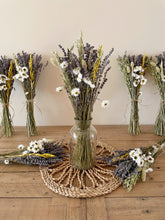 Load image into Gallery viewer, Dried Lavender, White Daisy & Oat Bouquet