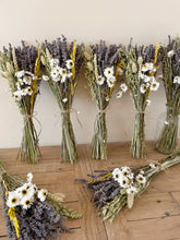 Load image into Gallery viewer, Dried Lavender, White Daisy & Oat Bouquet