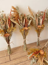Load image into Gallery viewer, Natural Dried Flower Bouquet Boho Harvest Bunch