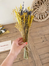 Load image into Gallery viewer, Letterbox Dried Flower Lavender Bouquet With Yellow