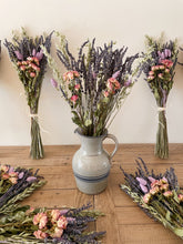 Load image into Gallery viewer, Lavender & Dried Rose Bouquet