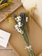 Load image into Gallery viewer, Spring Dried Flower Lavender Letterbox Bouquet
